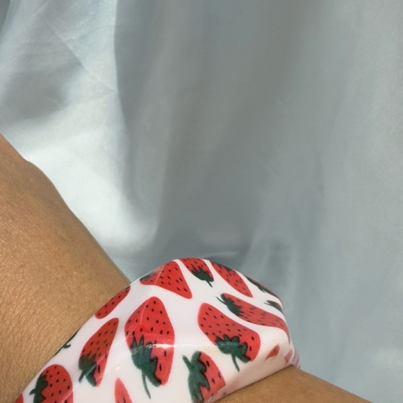 Strawberry π Colorful Fruit Pattern women Bracelets - Picture 9 of 10